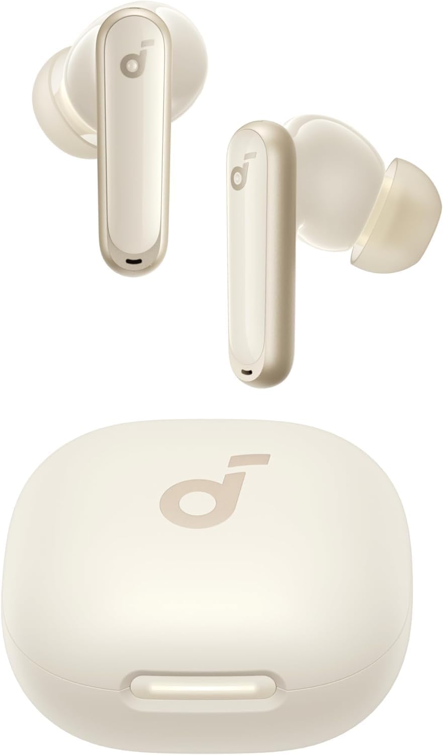 soundcore P40i da Anker, Fones de Ouvido Sem Fio, Cancelamento de Ruído Adaptativo, Graves Poderosos, 60H de Reprodução, Estojo com Suporte, IPX5, Carregamento Sem Fio, Bluetooth 5.3