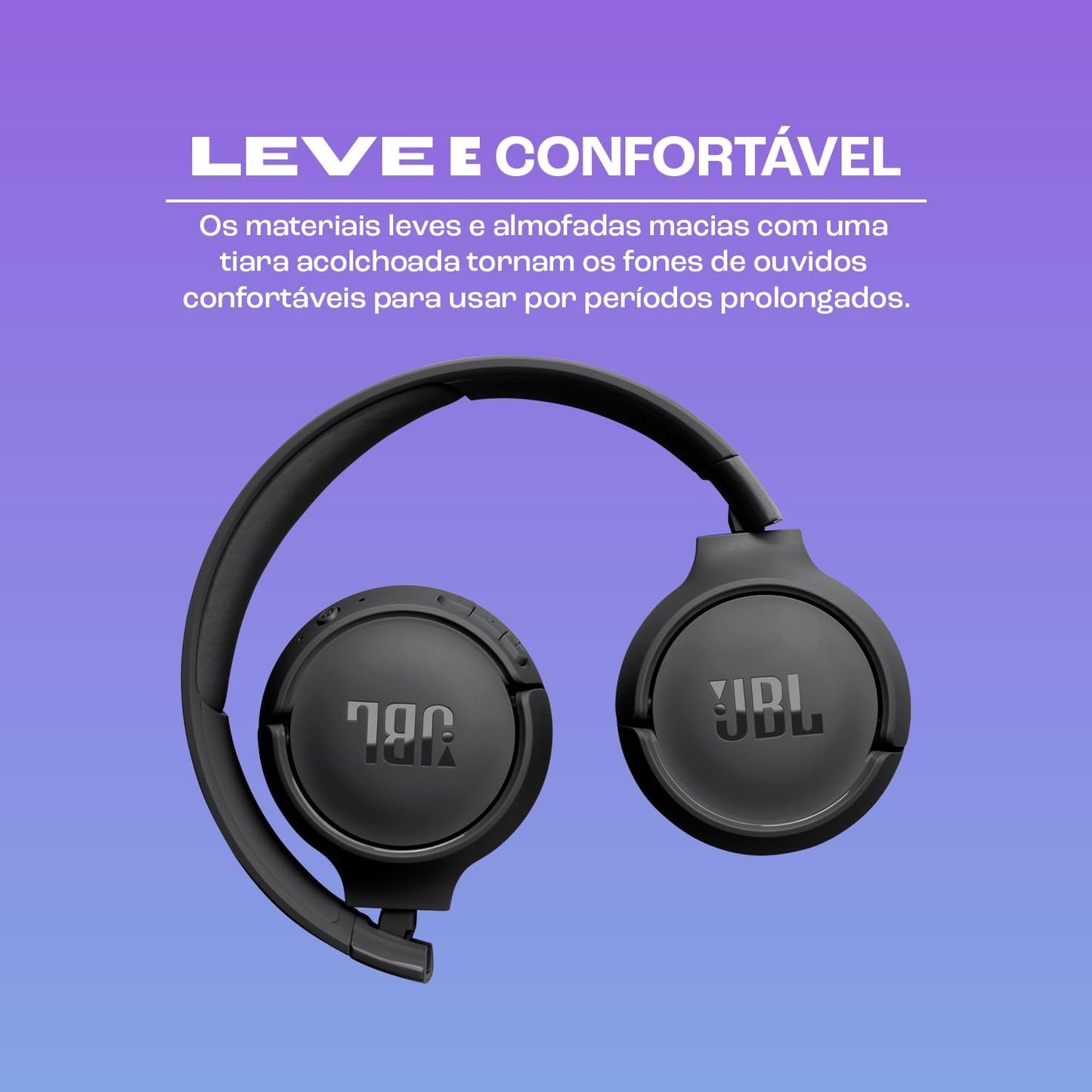 JBL, Fone de Ouvido On ear, Headphone, Tune 520BT, Sem Fio - Preto