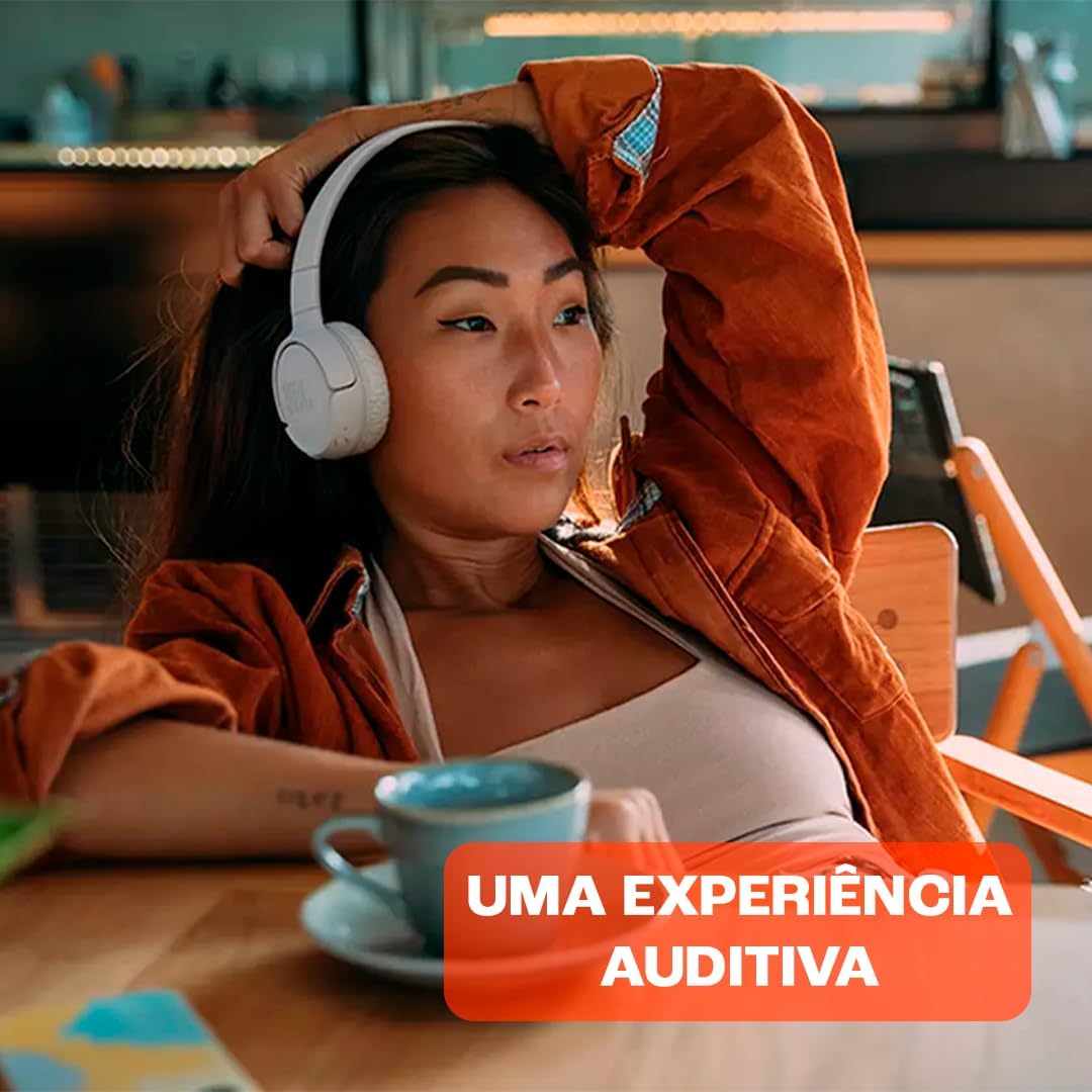 JBL, Fone de Ouvido On ear, Headphone, Tune 520BT, Sem Fio - Preto