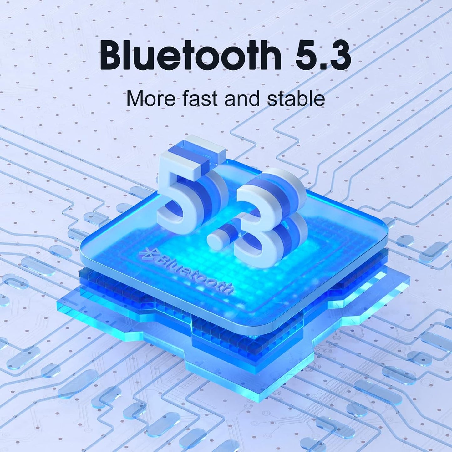 QCY T13 ANC Fone Bluetooth 5.3, Fone de Ouvido Sem Fio com Cancelamento de Ruído Ativo, 30horas de Reprodução, Preto