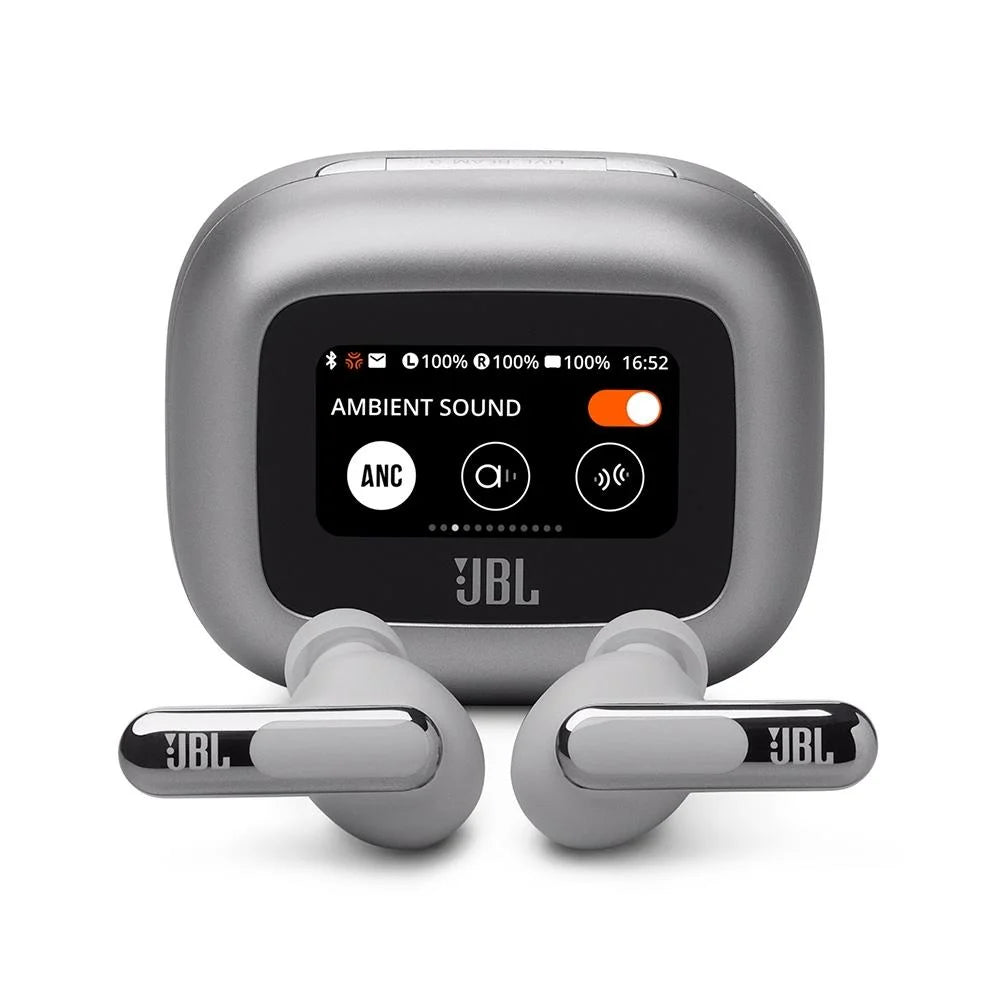 Fone de Ouvido JBL Live BEAM 3, Bluetooth, Cancelamento de Ruído, Prata - 28913777