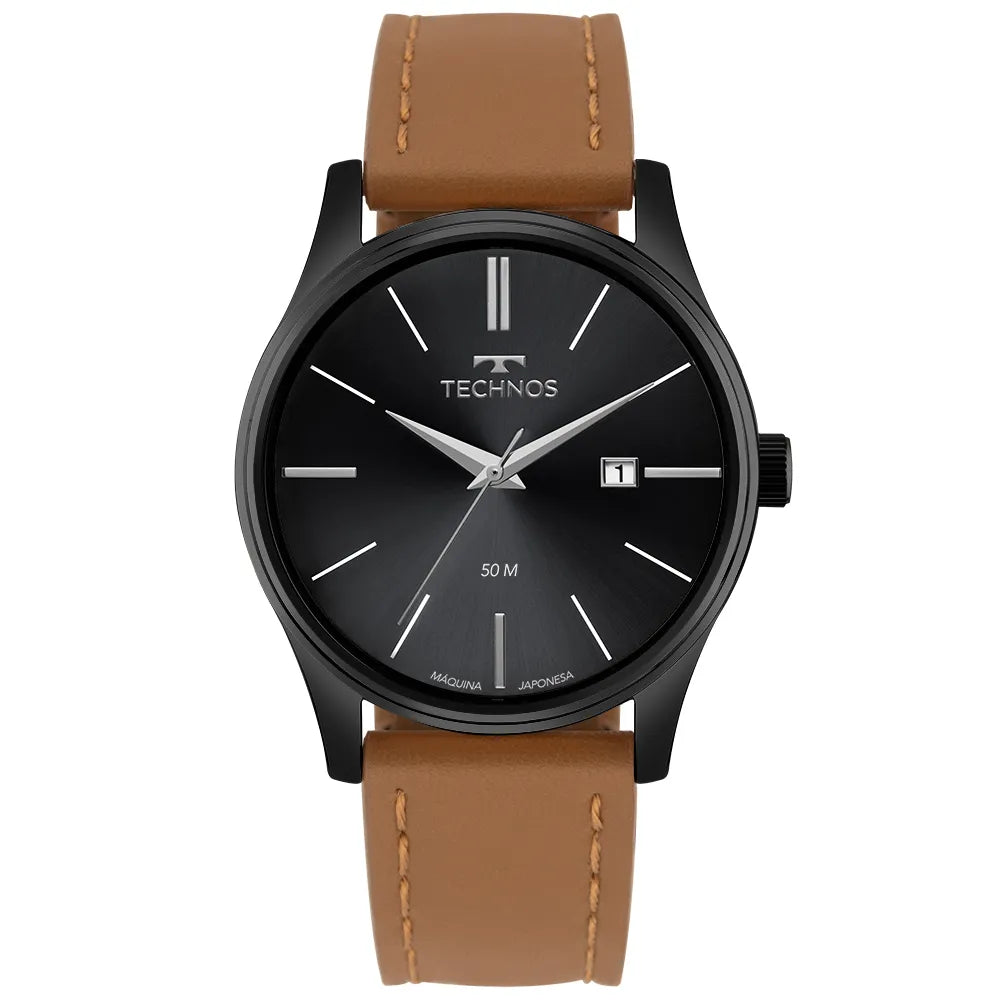Relógio Technos Masculino Steel Preto