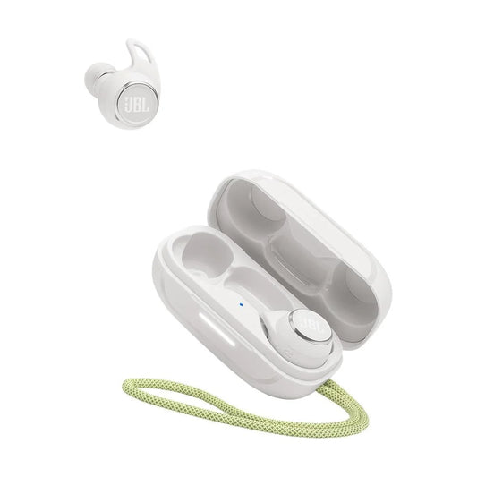 Fone de Ouvido Esportivo Sem Fio JBL, Reflect Aero, Bluetooth, com Microfone, À Prova d' Água, Branco - JBLREFLECTAEROWHT