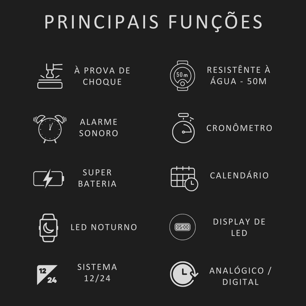 Relógio Smael Lucien Tera