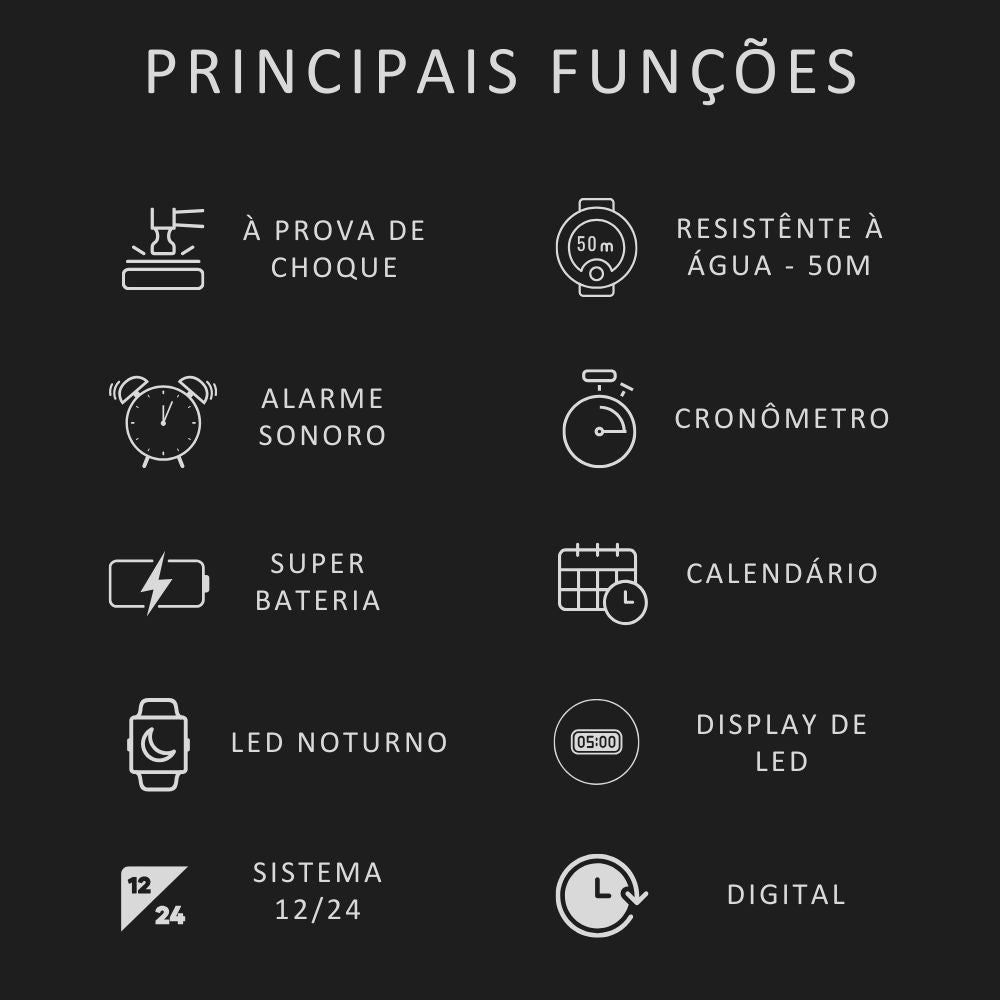 Relógio Smael Thalos Prata